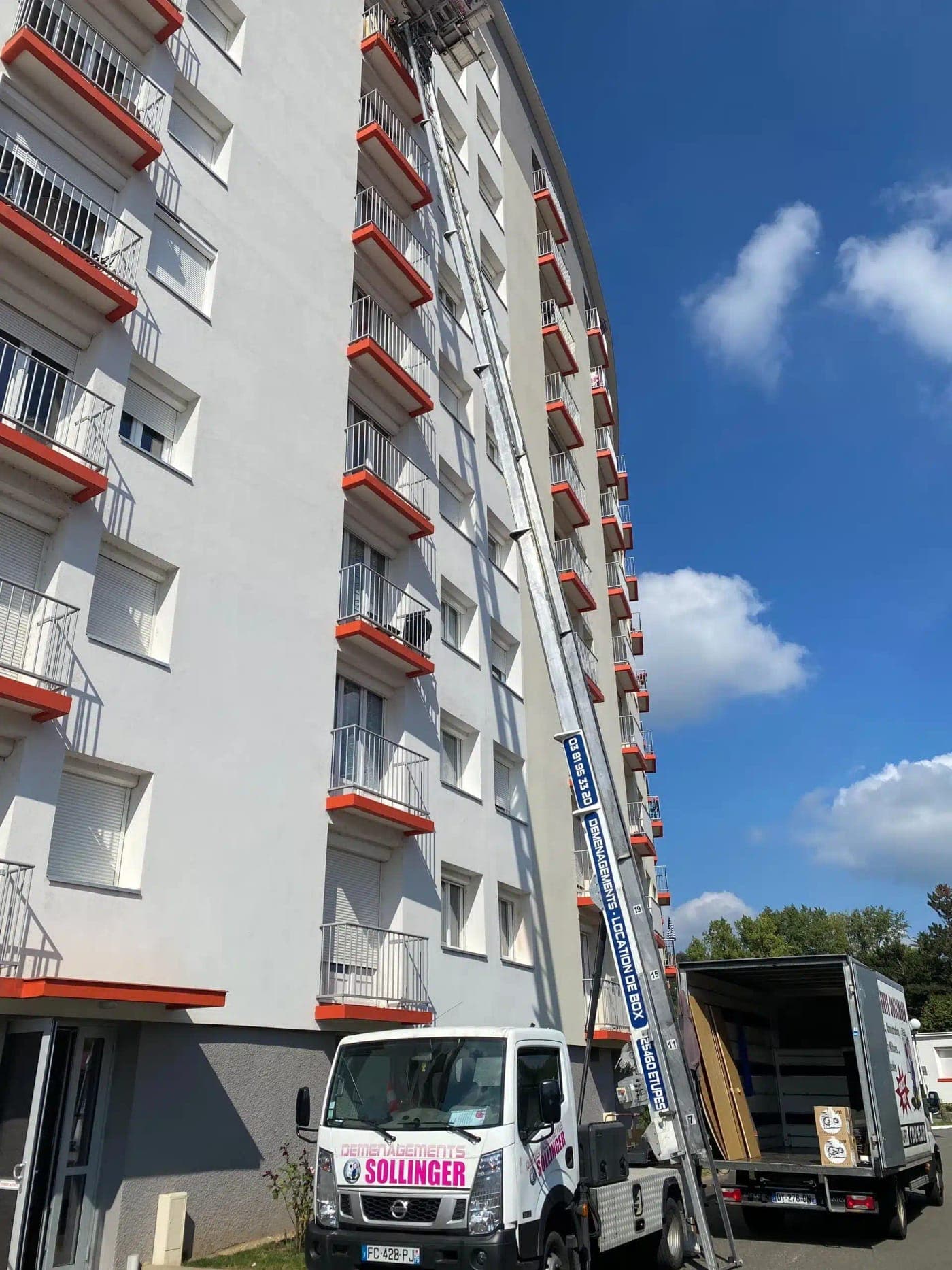 Déménagement par la flotte Sollinger